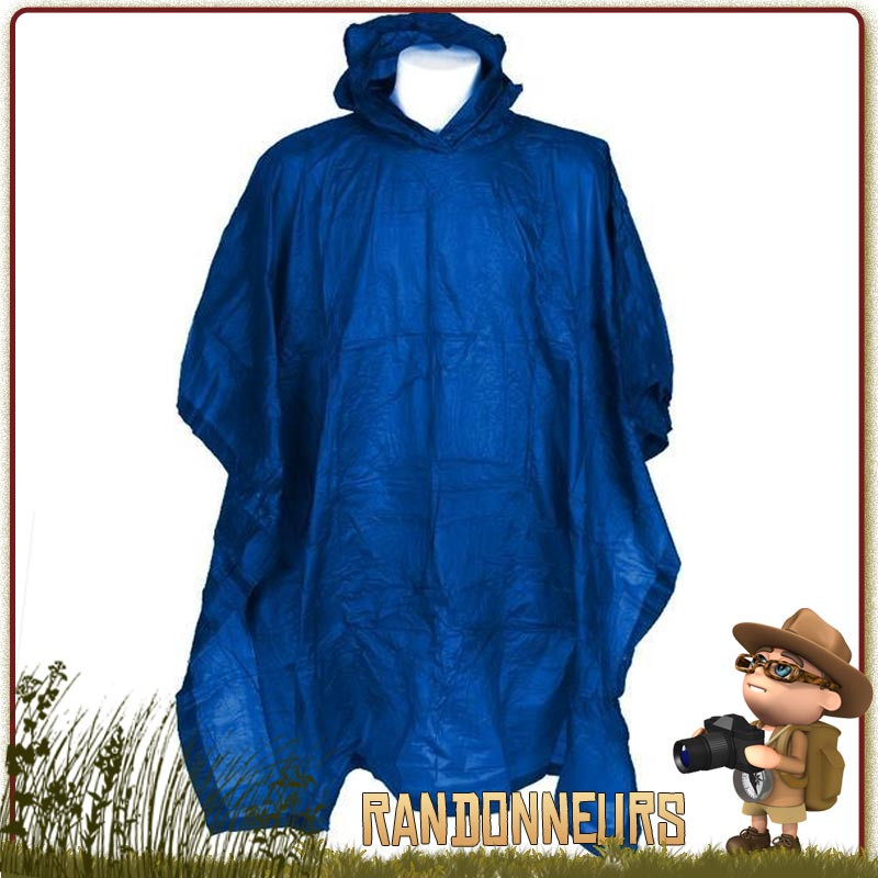 Poncho pvc Randonnée Léger Fostex Bleu Poncho pvc Randonnée Léger Fostex Bleu