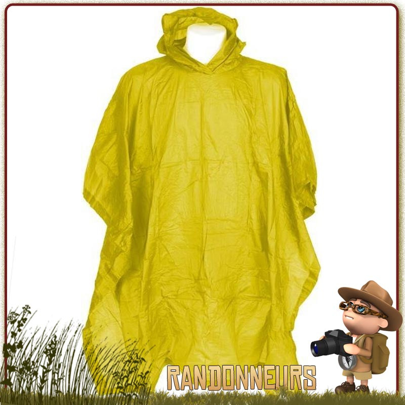 Poncho pour randonner Fostex Jaune Poncho pour randonner Fostex Jaune
