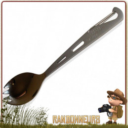 Cuillère Fourchette Spork Titane Vargo. Set couverts unique pour gain de poids et robustesse en randonnée légère