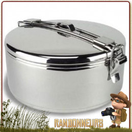 Casserole inox MSR Alpine Stowaway 160 cl bushcraft. Très Résistante poignées à charnières avec fermeture par clips