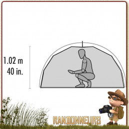 TENTE MSR ELIXIR 3 - Tente de randonnée légère et de camping nomade, pour trois personnes et utilisable sur trois saisons