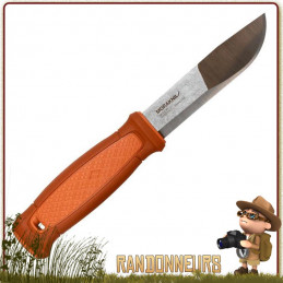 Couteau bushcraft Mora KANSBOL lame en acier Carbone 12C27 de 11 cm Étui tactique multi-mount